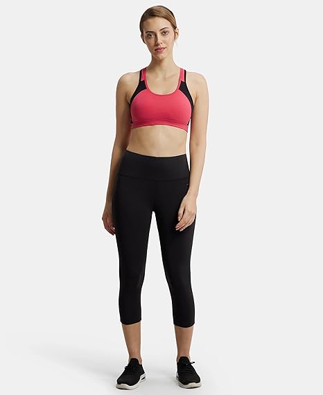Jockey 1380 Women’s Cotton Active Bra – Wirefree Padded Racerback